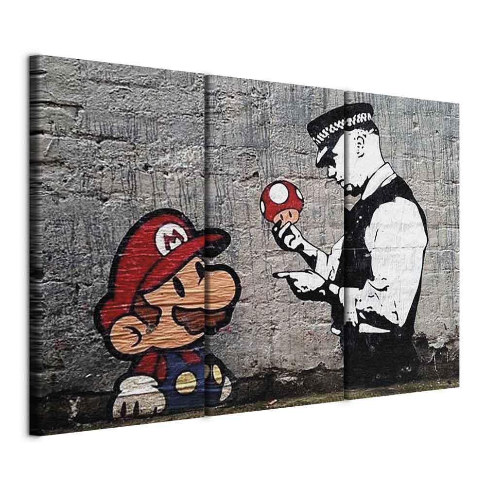 Super Mario Mushroom Cop av Banksy