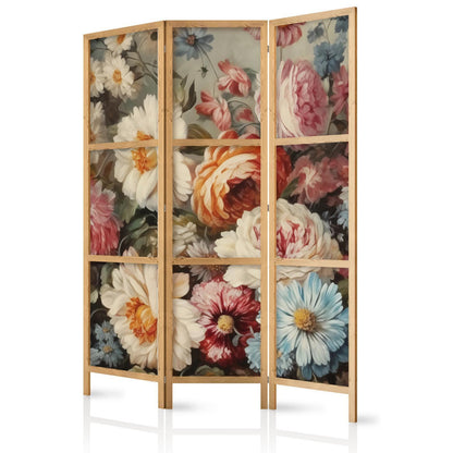 Duft av natur - vakre hageblomster i pastellfarger