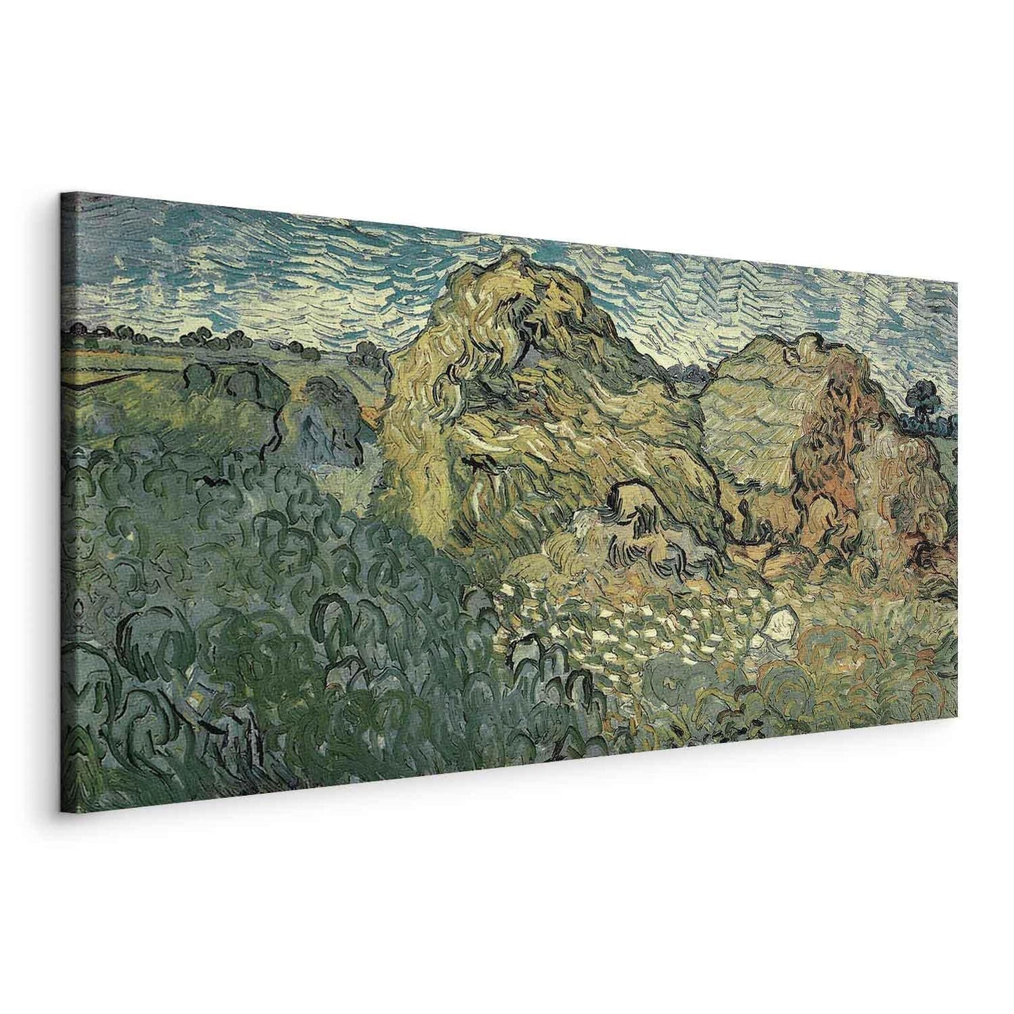 Åker med hvetestabler (Vincent Van Gogh)