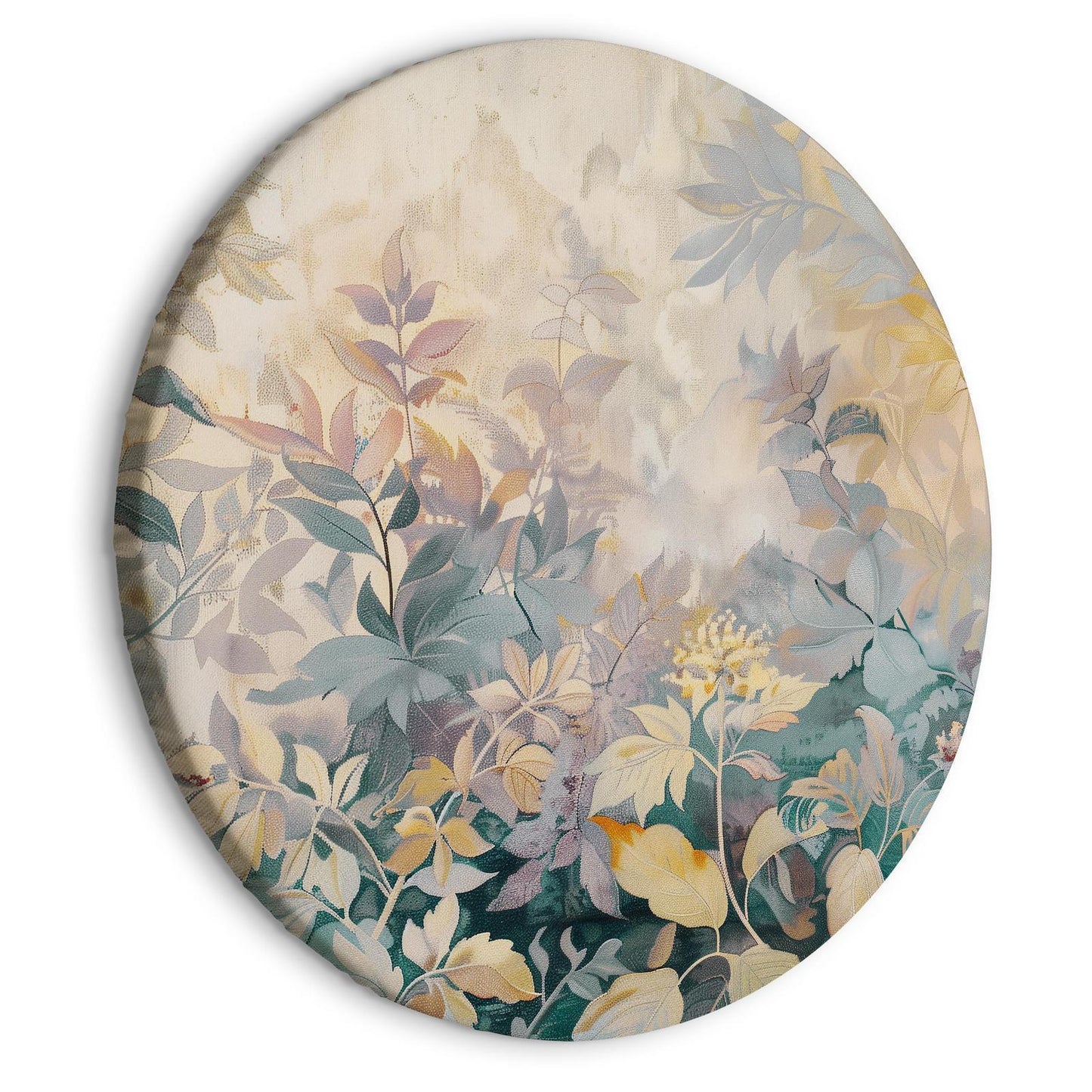 Gobelinteppe med eng og kelim-blomster med vårmotiv