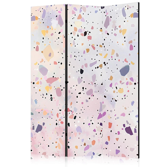 Terrazzo i konfettistil - Fiolett-rosa - fargerikt mønster