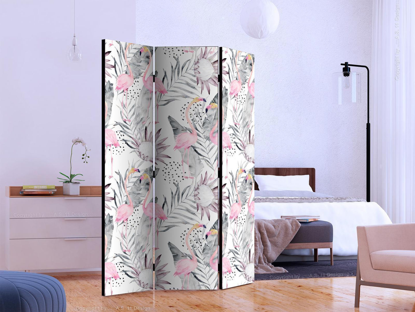 Flamingoer og kvister