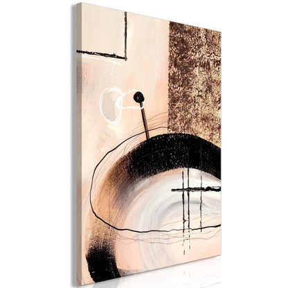 Kunst av former (1-delt) - Håndmalt abstrakt kunstverk