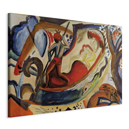 Nakne jenter i barken (August Macke)