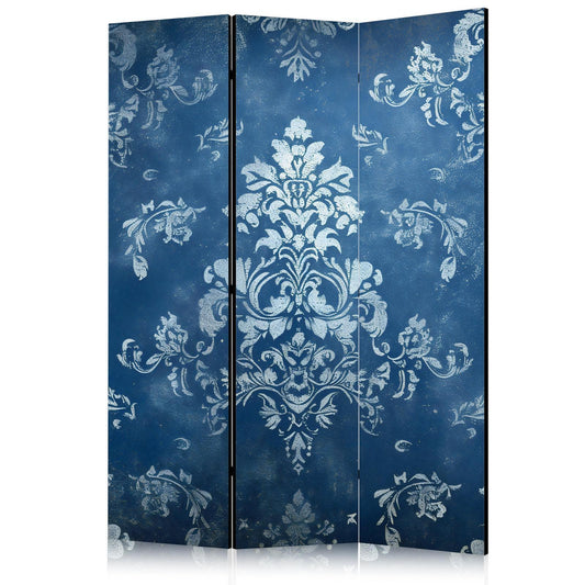 Retro Ornament - Dekorativt motiv i Rubbed Blues