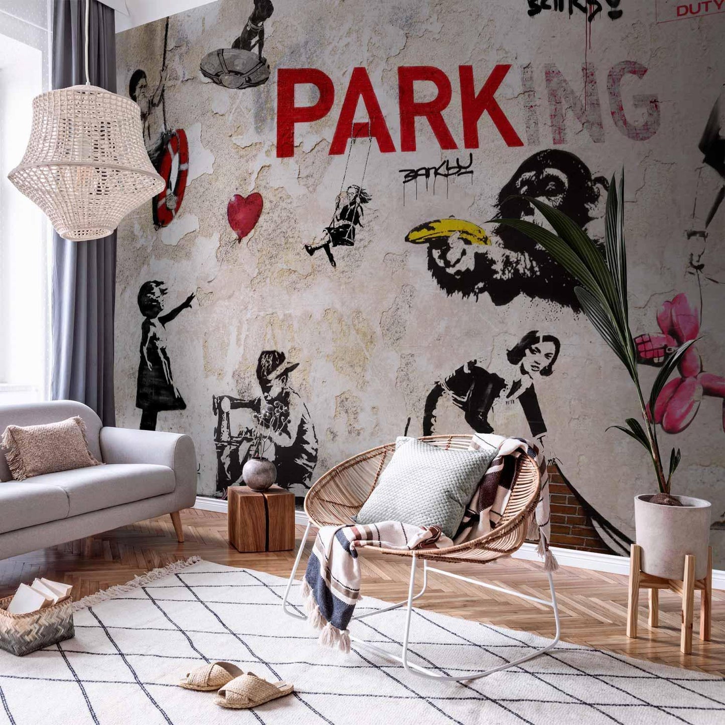 [Banksy] Graffiti-collage
