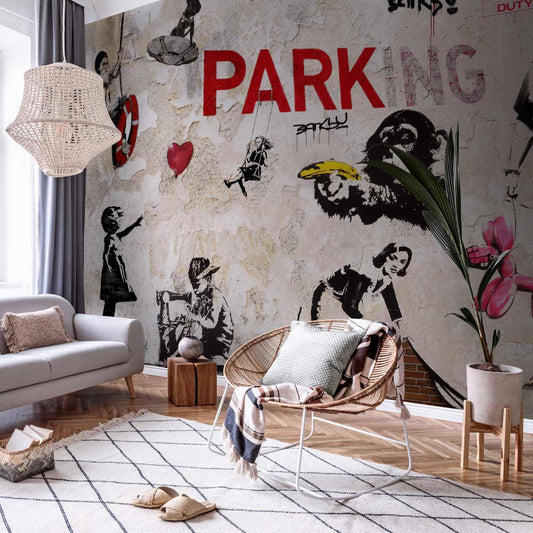 [Banksy] Graffiti-collage