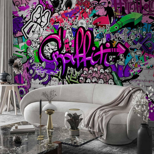 Lilla graffiti