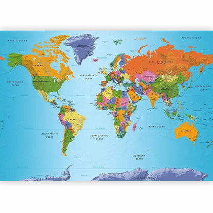 Verdenskartet: Fargerik geografi