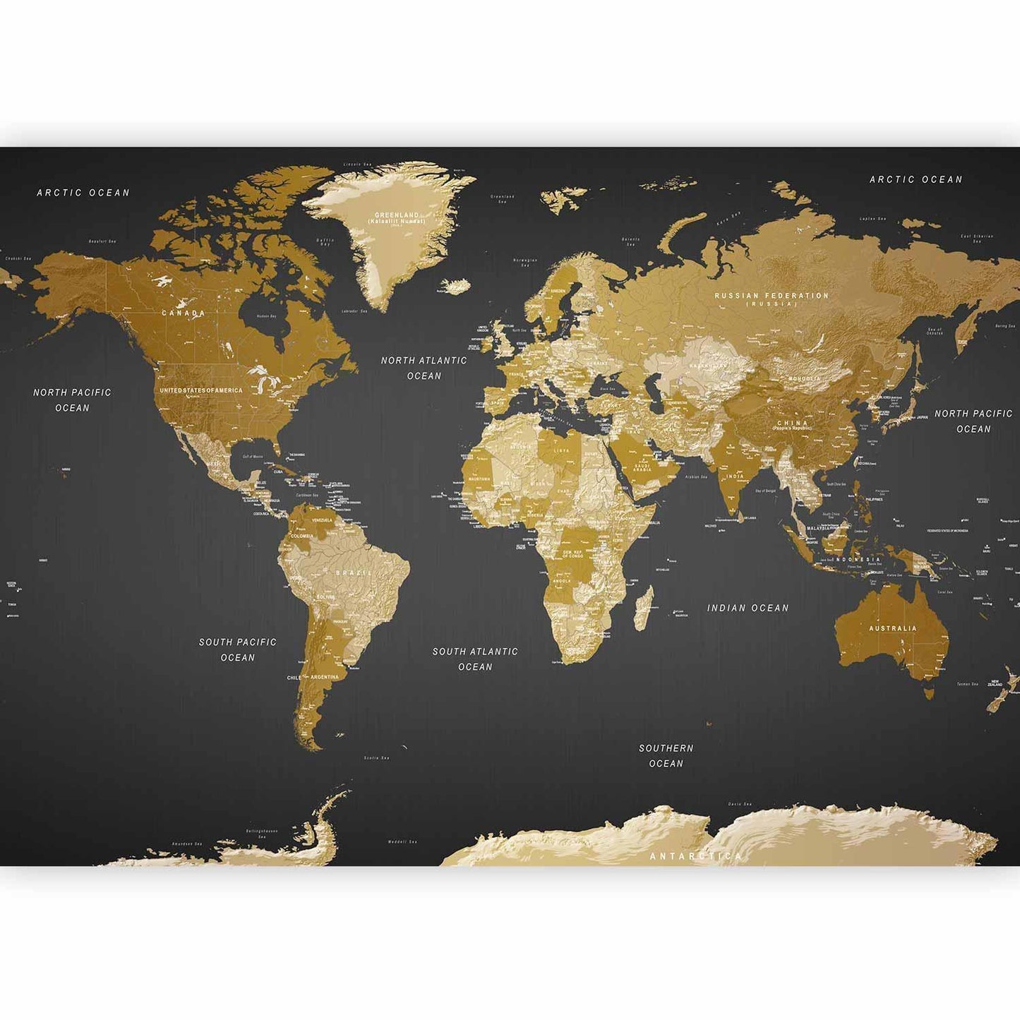 Verdenskartet: Moderne geografi