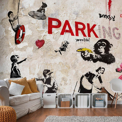[Banksy] Graffiti-collage