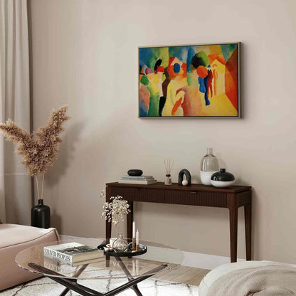Med en gul jakke (August Macke)