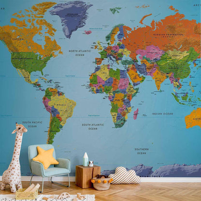 Verdenskartet: Fargerik geografi