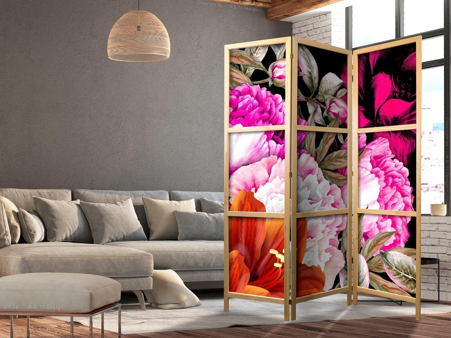 Overflod av blomster I