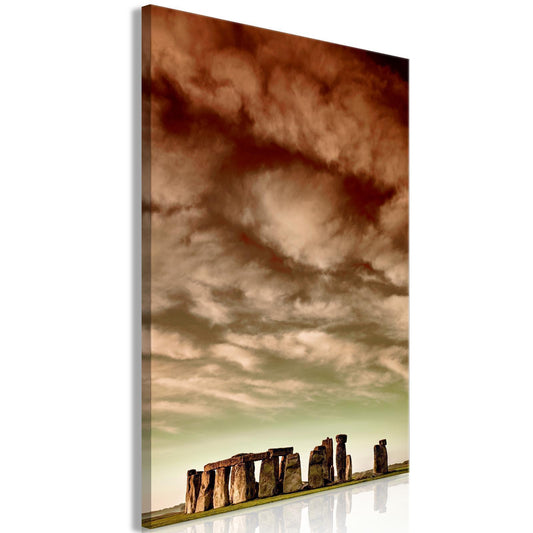 Skyer over Stonehenge (1 del) Vertikal