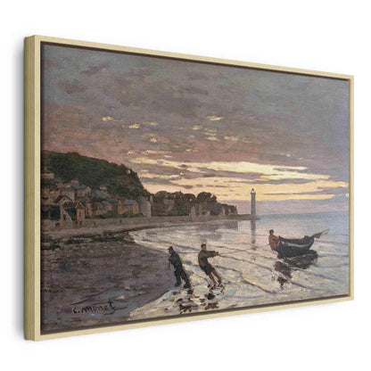 Å dra en båt på land, Honfleur