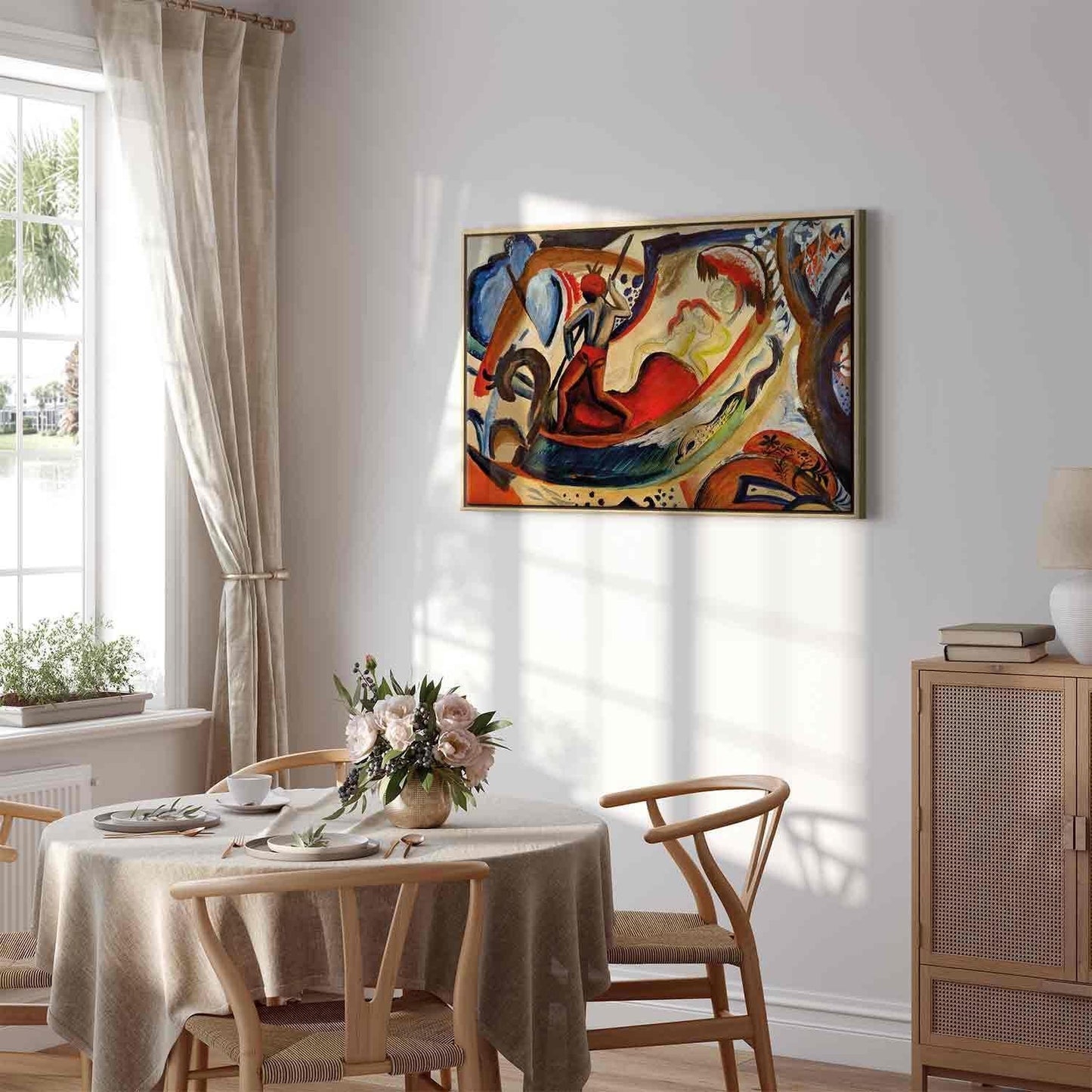 Nakne jenter i barken (August Macke)
