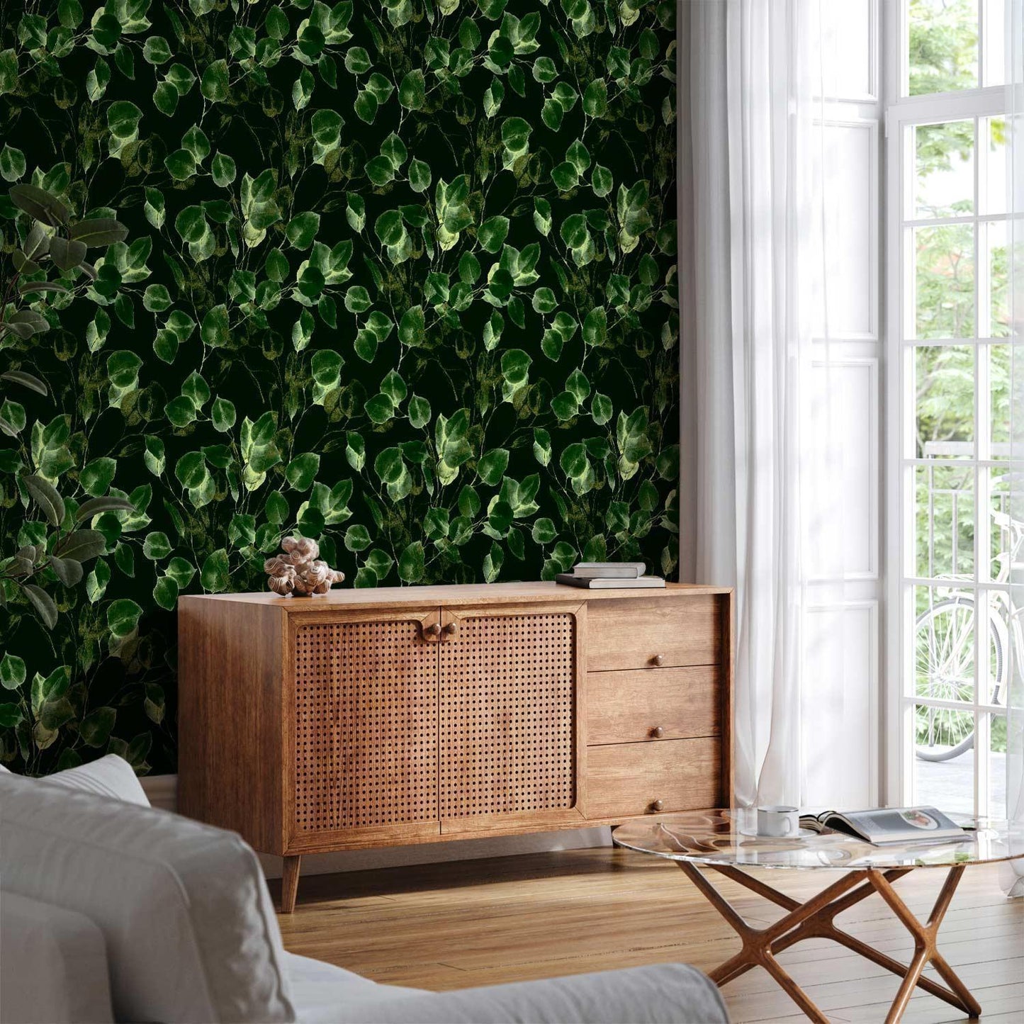 Dekorasjon av grønne planter