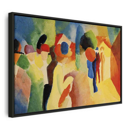 Med en gul jakke (August Macke)