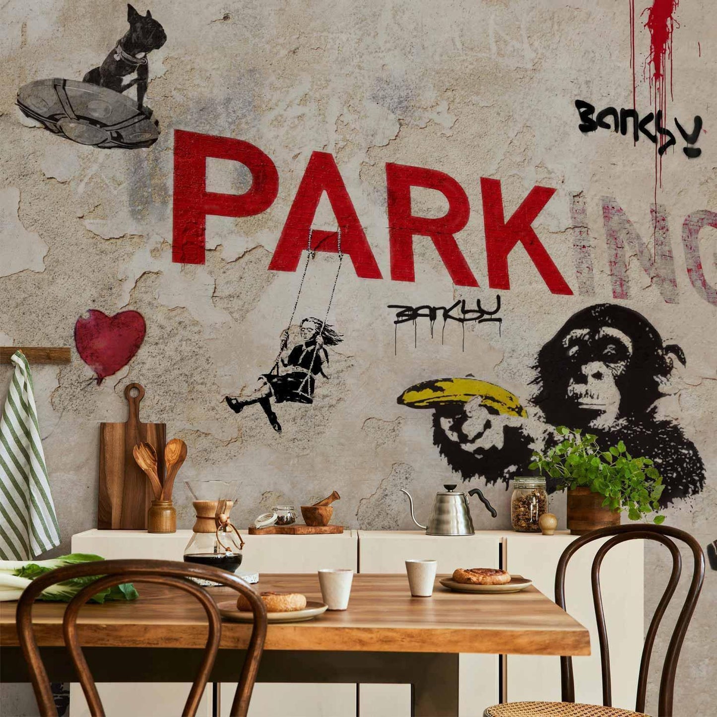 [Banksy] Graffiti-collage