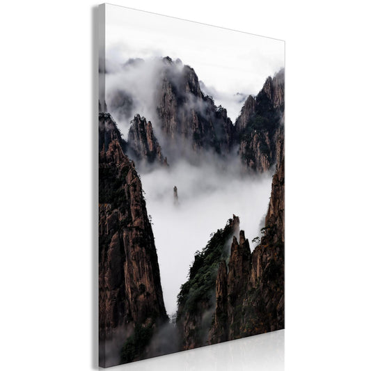 Tåke over Huang Shan (1 del) Vertikal