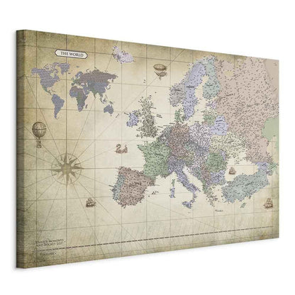 Europakart (1 del) Bred