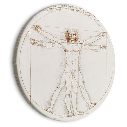 Den vitruviske mannen av Leonardo da Vinci - En tegning av menneskekroppens proporsjoner