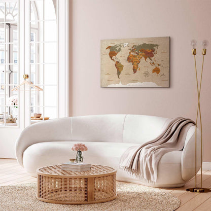 Verdenskart: Beige Chic