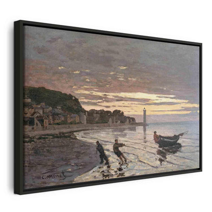 Å dra en båt på land, Honfleur