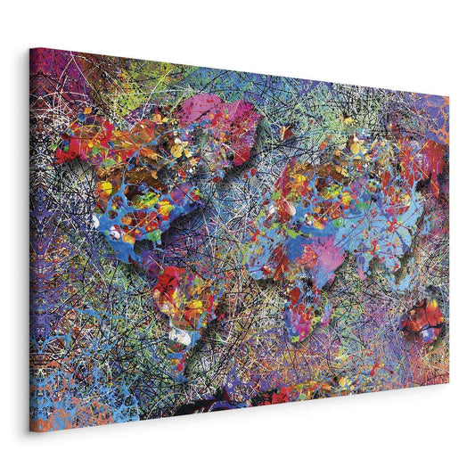 Kart: Jackson Pollock-inspirasjon