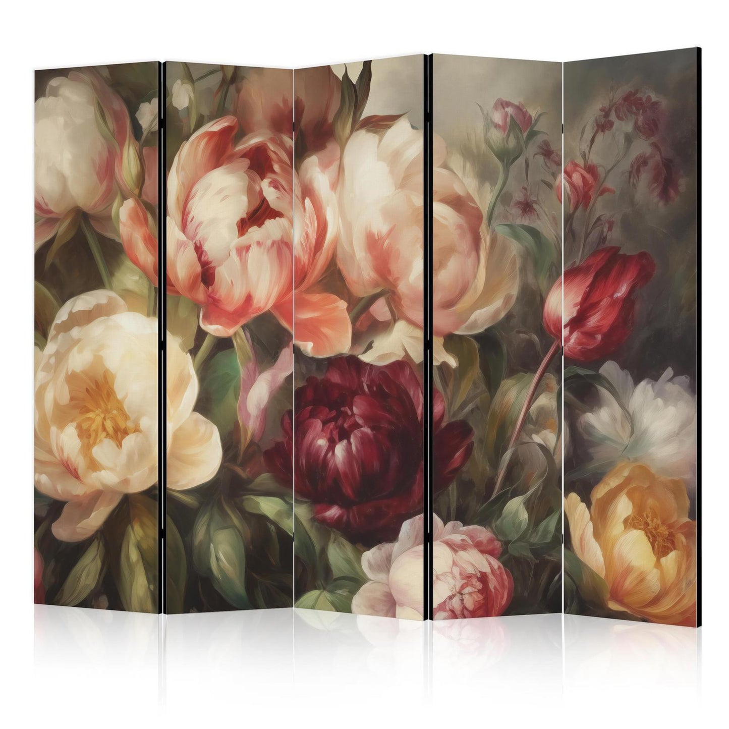 Blomstrende pioner - Karismatiske blomster badet i sollys