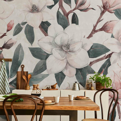 Akvarelle Magnoliaer - Andre variant