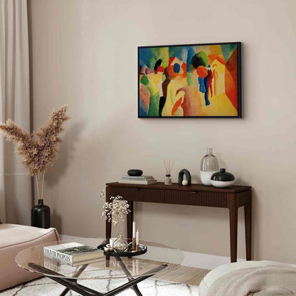 Med en gul jakke (August Macke)